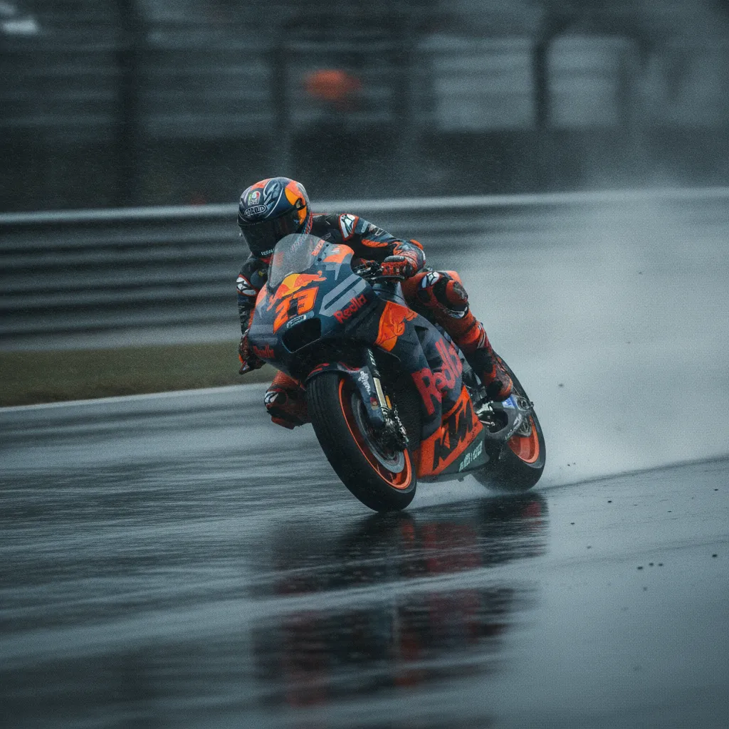 An empty pit garage at a racetrack, symbolising the upcoming changes to a team's rider line-up.
